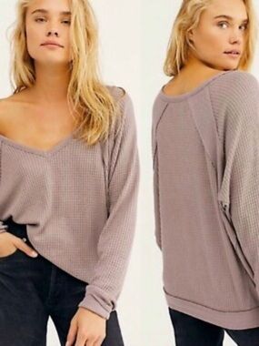 We The Free Santa Clara Thermal Oversized Sweater